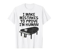 Piano, cometo Errores, Pianista Gracioso Camiseta