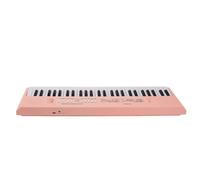 Piano con Teclado, 6 Canciones Piano Eléctrico 8 Tonos Sistema de Alimentación Dual de Plástico 54 Teclas para Practicar en Interiores (Pink)