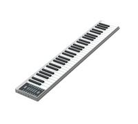 Piano con teclado de 61 teclas Piano eléctrico sensible al tacto Piano de viaje portátil Piano digital recargable Soporte Bluetooth Modo MIDI for principiantes, adolescentes y adultos