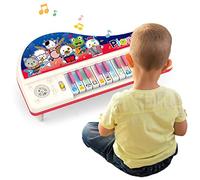 Piano con teclado para niños - Teclado de piano de juguete para instrumentos musicales | juguete de piano electrónico, juguetes de aprendizaje musical para niños mayores de 3 años y niñas
