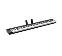 Piano con teclado Piano eléctrico sensible al tacto de tamaño completo de 88 teclas Piano de viaje portátil Soporte de piano digital recargable Modo MIDI Bluetooth for principiantes, adolescentes y ad