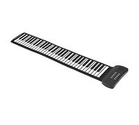 Piano con Teclado, Piano Enrollable de 61 Teclas, Piano de Juguete con Rollo Manual, Teclado de Piano, Teclado de Piano para Todas las Edades (PM61)
