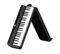 Piano con teclado plegable de 88 teclas Piano digital sensible al tacto de tamaño completo con Bluetooth MIDI Piano eléctrico portátil Altavoces duales incorporados for principiantes y profesionales