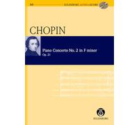 Piano Concerto No. 2 F Minor Op. 21 Poche+CD (Eulenburg Audio+score)