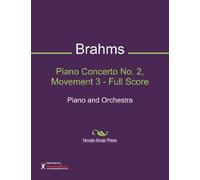 Piano Concerto No. 2, Movement 3 - Full Score Sheet Music (Piano and Orchestra)