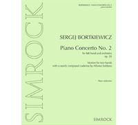 Piano Concerto No. 2: Version for two hands with a newly composed cadenza by Alfonso Soldano. op. 28. piano (left hand) and orchestra. Réduction pour piano avec parties solistes.