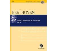 Piano Concerto No. 4 G Major Op. 58 Poche+CD (Eulenburg Audio+score)