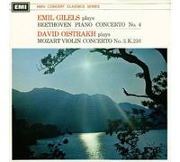 Piano Concerto No. 4, Violin Concerto No. 3 Beethoven, Mozart, Gilels, Oistrakh [Vinyl]