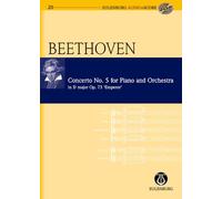 Piano Concerto No 5 Eb Major Poche: Eulenburg+pocket Score AND Audio CD (Eulenburg Audio+score Series)