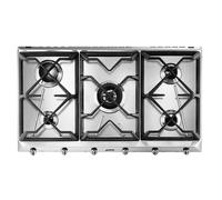 PIANO COTTURA A GAS 90CM - COMANDI FRONTALI - INOX (SRV596GH5)