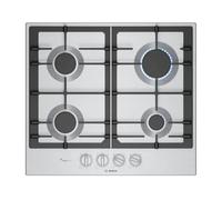 Bosch Serie 6 PCP6A5I90 hobs Acero inoxidable Integrado 58 cm Encimera de gas 4 zona(s)
