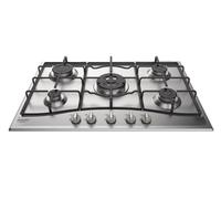 PIANO COTTURA A GAS HOTPOINT 75CM - GRIGLIE SMALTATE (PCN 752 T/IX/HAR)