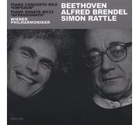 Piano Cto 5 Emperor & The Appassionata Sonata by BRENDEL / VIENNA PHIL ORCH / RATTLE (2001-06-29)