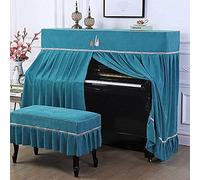 Piano Cubiertas,Piano Cubierta de terciopelo, Funda a prueba de polvo de moda Funda for piano Funda superior Funda estándar for piano vertical Funda completa a prueba de polvo Funda gruesa de lujo for