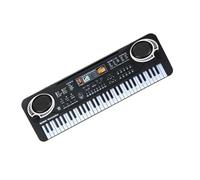 Piano De 61 Teclas, Teclado Electrónico De Música Digital, Piano Eléctrico Negro Con Micrófono, Instrumento De Teclado