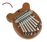 Piano de bolsillo de 8 teclas, para practicar música para principiantes, cuerpo de madera maciza con tono claro, características de juego compactas para niños, adultos, estudiantes, viajeros