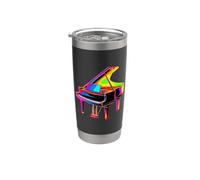 Piano de cola Pianista Retrowave Vaso térmico de acero inoxidable de doble pared