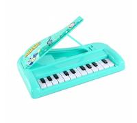 ＡＷＨＡＯ Piano de Juguete de 22 Teclas Introducción Musical Piano Electrónico 22 Teclas Desarrollo Temprano Teclado Portátil Infantil para Niños Pequeños , Verde , 1019E-1