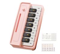 Piano de Juguete - Instrumento Musical Educativo portátil | Juguetes de Piano con Teclado pequeño para niños | Regalo de Aprendizaje temprano para niños y niñas Viajes a casa Interior y Exterior