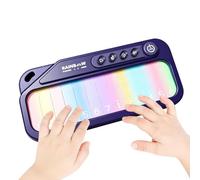 Piano de juguete | Mini teclado de aprendizaje portátil con teclas luminosas y juguete educativo | Mini juguete de piano para niños - para niñas de 3 a 6 años como regalo de cumpleaños viaje