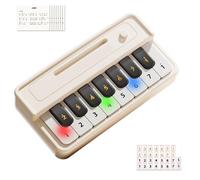 Piano de juguete musical de aprendizaje temprano: teclado portátil compacto, apoya el desarrollo sensorial, adecuado para viajes en casa, jardín de infantes y actividades en interiores o exteriores, a