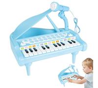 Piano de juguete para niños - Instrumento educativo compacto, teclado musical | Incluye micrófono para niños, niñas, niños, cumpleaños, Dios, calidad, aprendizaje preescolar, juegos, desarrollos