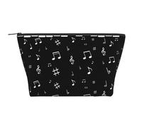 Piano de Notas Musicales, Bolsa de artículos de tocador Bolsa de Maquillaje Bolsa de cosméticos Bolsa de artículos de tocador de Viaje portátil