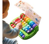 Piano de para niños - Multicolor con partituras musicales | Teclado plano y para niños, niñas de más de 6 años, habitación infantil, casa, salón