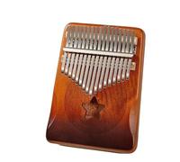 Piano De Pulgar 17/21 Instrumentos Musicales Del Cuerpo De Madera Del Piano Del Pulgar De Kalimba De Las Llaves Con El Libro De Aprendizaje(17 key)