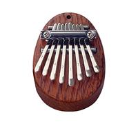 Piano de pulgar de 8 teclas mini Kalimba de madera maciza dedo Piano portátil Marimba con cordón, regalo para niños adultos principiantes