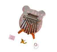 Piano de pulgar de acrílico portátil de 8 kalimbas, pequeño instrumento musical para principiantes, portátil, acrílico, de bolsillo, piano de pulgar Kalimba, instrumento de teclado para principiantes