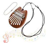Piano de Pulgar Kalimba, 1 Pcs 8 Teclas Mini Kalimba con Cordón, Regalos de Cumpleaños de Navidad para Niños, Principiantes y Amantes de la Música