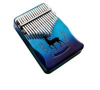 Piano De Pulgar Kalimba 17 Kalimba Instrumento Musical Para Principiantes Con Deflexiones De Dedos Que Gradualmente Se Vuelven Verdes(17)