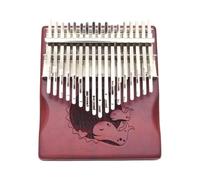 Piano de Pulgar Kalimba 34 Notas Palisandro Multicolor 2 Piezas(Retro Peach Blossom Core 34 Notes)