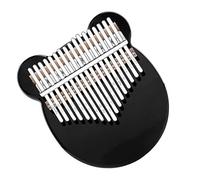 Piano De Pulgar Kalimba Acrílico Negro, Juego De Accesorios De Correa De Piano De Dedo De 17 Teclas Kalimba Piano de Pulgar