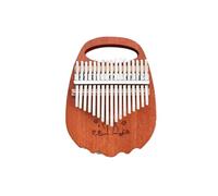 Piano De Pulgar Kalimba De 17 Teclas Piano De Pulgar Profesional Chapa Completa De Madera Maciza Instrumento De Teclado De Piano De Dedo De Madera De Okoume(Style 2)