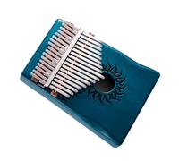 Piano De Pulgar Kalimba De 17 Teclas, Teclado Portátil De Madera De Caoba, Instrumentos Musicales Con Pegatina De Escala Kalimba Piano de Pulgar (Color : 04)