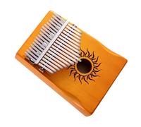 Piano De Pulgar Kalimba De 17 Teclas, Teclado Portátil De Madera De Caoba, Instrumentos Musicales Con Pegatina De Escala Kalimba Para Principiantes (Color : 02)