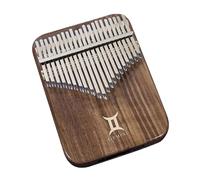 Piano de pulgar Kalimba de 21 teclas, serie de signos del zodíaco, instrumento de teclado Carlimba tipo caja de nogal negro for adultos, principiantes y niños(Gemini)