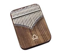 Piano de pulgar Kalimba de 21 teclas, serie de signos del zodíaco, instrumento de teclado Carlimba tipo caja de nogal negro for adultos, principiantes y niños(Libra)