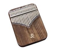 Piano de pulgar Kalimba de 21 teclas, serie de signos del zodíaco, instrumento de teclado Carlimba tipo caja de nogal negro for adultos, principiantes y niños(Leo)