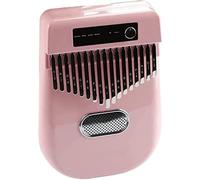 Piano De Pulgar Kalimba Electrónico 17 Teclas - Kalimba/Piano/Guitarra/Guitarra Eléctrica Conmutación De Cuatro Modos - Altavoz Bluetooth Incorporado - Función De Acompañamiento,Pink