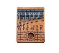 Piano De Pulgar Kalimba Kalimba Profesional De 36 Teclas Instrumento Musical De 29 Teclas Madera De Nogal Piano De Dedo Medio Tono Doble Capa Música(C)