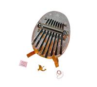Piano de pulgar Kalimba pequeño portátil, 8 teclas, acrílico, pianos de dedo de bolsillo portátiles, instrumento musical, musical duradero para todas las edades, relajación