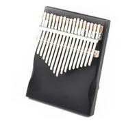 Piano de pulgar Kalimba Piano de dedo portátil de 17 teclas para instrumentos para principiantes piano de pulgar de una sola placa(Black)
