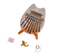 Piano de pulgar Kalimba portátil acrílico 8, instrumento Musical pequeño, Piano de dedo Kalimba para principiantes
