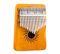 Piano de pulgar Kalimba - Serie Sun, diseño de caja hueca, teclado de piano de dedo de madera de arce blanco de 17/21 teclas, ideal for principiantes, niños y adultos(Plate Type,21Key)