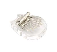 Piano de pulgar pequeño, 8 teclas, acrílico, dedo pequeño, regalos musicales para niños, adultos y principiantes