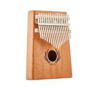 Piano De Pulgar Piano De Caoba De La Placa Totalmente Sólida Piano De 17 Key Kalimba Finger Piano Instrumento De Nivel De Entrada Para Principiantes(Style 4)