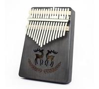 Piano de Pulgar Piano de Dedo Kalimba 17 Notas Corazón Flor melocotón Multicolor for Principiantes y Adultos(4)